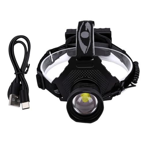 Linterna frontal LED resistente al agua para evitar caídas en senderismo y pesca nocturna 7