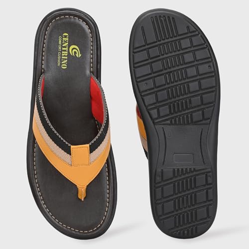 Image of Centrino Slipper for Men | Cushioned Insole for Comfort | Stylish & Durable Chappal for Boys & Men| Perfect for Beach days 6803