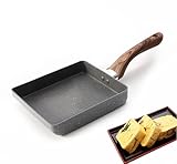 Durch die moderne eckige Form ist die Pfanne für Braten von Fleisch, Gemüse, Eier, Omlettes, Crepes, Pfannkuchen, Pancakes usw. geeignet