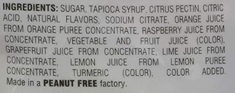 Sunkist Fruit Gems Soft Candy, Assorted Natural Flavors, 2-Lb