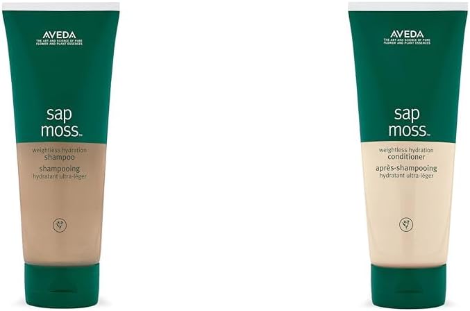 Sap Moss Weightless Hydration Shampoo & Conditioner Duo | Hydrates, Detangles, Fights Frizz | Silicone Free for Normal to Dry Hair | 94%+ Naturally Derived*