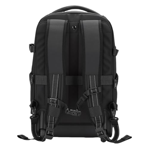 Mochila con ruedas de viaje Eujgoov: confort para trayectos de negocios y portátil de 17 pulgadas