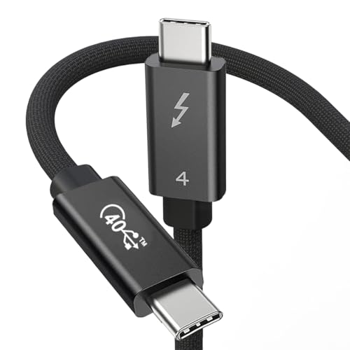 Amazon.co.jp: Thunderbolt 4 ケーブル ブラック 0.3m 240W急速