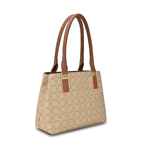 Image of Lavie Women's Zabby 2C Monoprint Satchel Bag for Women | Satchel Handbag for Work | Ladies purse | Stylish Shoulder Bag | Gift For Ladies