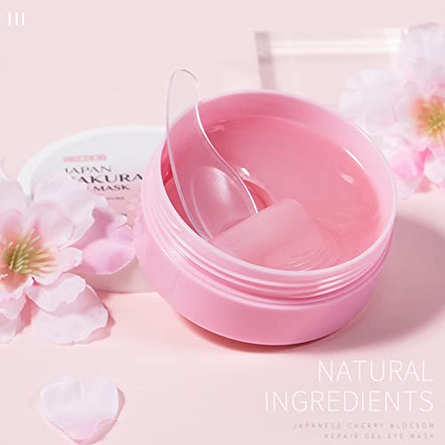 Tapa-olhos - Natural Moisturizing Brightening Under Eye Gel Pads com Ácido Hialurônico,Tapa-olho par