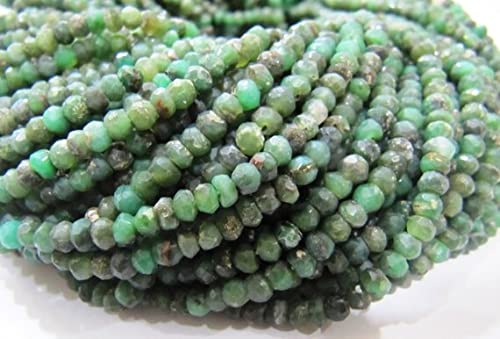Chrysoprase perles en fil de 13 inches pour créer des bijoux bohèmes chics