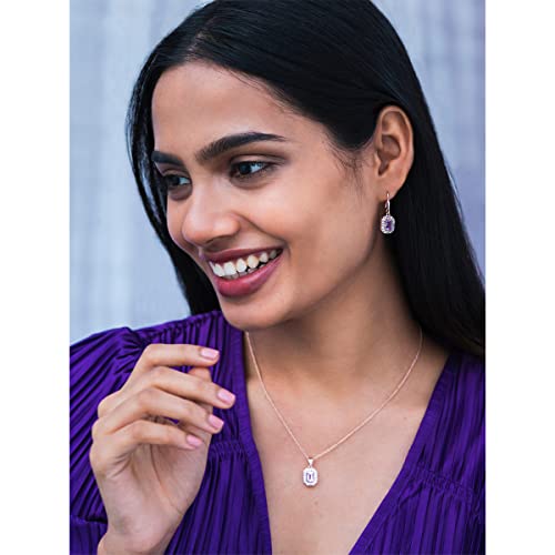 Image of Shaya | 925 Silver| BOGO Offer |Peachy Paradise Pendant Necklace in Rose Gold Plated | Gifts for Womens & Girls