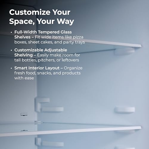 Kenmore 31" Bottom Freezer Refrigerator - Ice Maker, Adjustable Shelving, Crispers Drawers, LED Lighting, ENERGY STAR Certified, 22.3 cu. ft. Capacity, Fingerprint Resistant Stainless Steel - Image 3