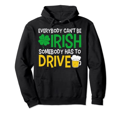 Funny St Patricks Day - Camisa de fiesta con texto en inglés "Beer Irish Daying " Sudadera con Capucha