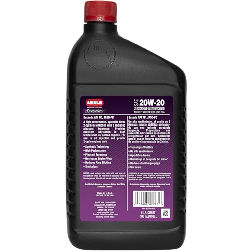 AMALIE SynPlus Synthetic Blend 2T FD SAE 20W-20 Aceite para Moto 1 Quart miniatura 2