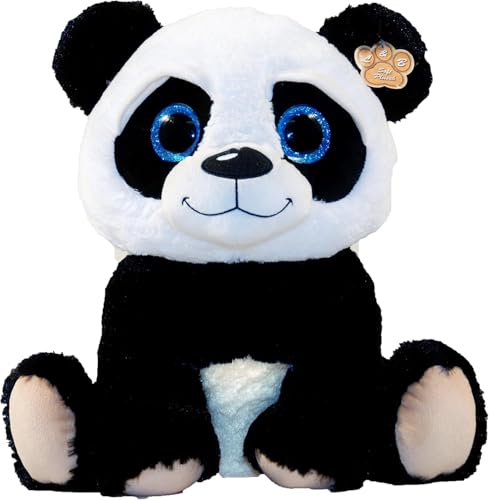 Imagen de Ferro Stars Oso de peluche Kermit Piggy con diseño de oso panda con bebé