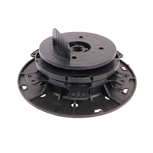 Gartenwelt Riegelsberger Justierbarer Balkenlager PRO mit Gefälleausgleich bis zu 7% Terrassenlager Stelzlager Stellfuß für Holz WPC Aluminium höhenverstellbar 65-89 mm