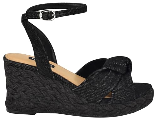 Sandale cale Nine West Dotime avec talon aspect corde léger - 5