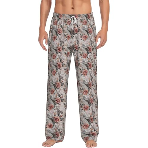 Pantalon de pyjama homme Paris confortable vêtement de nuit doux