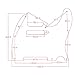 Dopro 8 Hole Tele Guitar 3D Printed plastic pickguard Scratch Plate fits USA/Mexican Fender Telecaster Wood Pattern