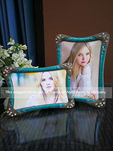 Yetrini Vintage Picture Frame 4X6 Luxury Unique Fancy Ornate Antique Metal Photo Frames Of Hd Glass For Desktop,Elegant European Retro Style,Horizontal Or Vertical Display,Perfect For Wedding #TOP2