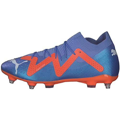 PUMA Future Pro Mxsg voetbalschoen voor heren, Blue Glimmer PUMA Wit Ultra Oranje, 46.5 EU - Image 3