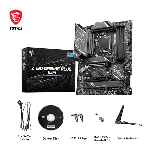 Z790 Gaming Plus Wifi - Motherboard - ATX - LGA1700-Sockel - Z790 Chipsatz - USB-C 3,2 Gen 2x2, USB 3,2 Gen 2, USB 3,2 Gen 1, USB-C 3,2 Gen2 - 2,5 Gigabit LAN, Wi-Fi 6E, Bluetooth - Onboard-Grafi - Scheda madre - Immagine 6