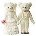 35 cm Plüsch Braut und Bräutigam Bären Spielzeug, Hochzeitsgeschenke Für die Paar, Braut und Bräutigam Geschenke Für Hochzeitstag (W02)