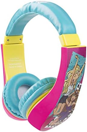 Sakar 30359-TRU Batman Kid Safe Over the Ear Headphone w/ Volume Limiter, Barbie Pink