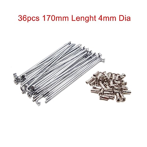 Rayons de roue de moto filetés 4 mm kit de rayonnage jante cyclo - 2