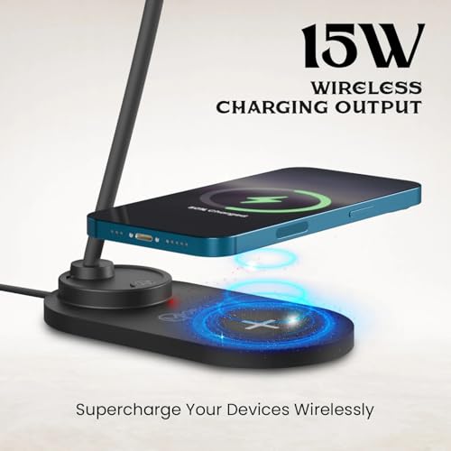 Image of Mobilla MCharge Aero | 15W Wireless Charger with Built-In Fan | Adjustable Fan Speed | F - Black