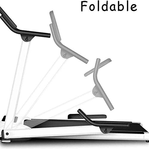 Image of Treadmill Folding Electric Treadmill No Noise Non Slip Runway Free Installation Design Multi Function Fitness Equipment for Home and Gym Use
