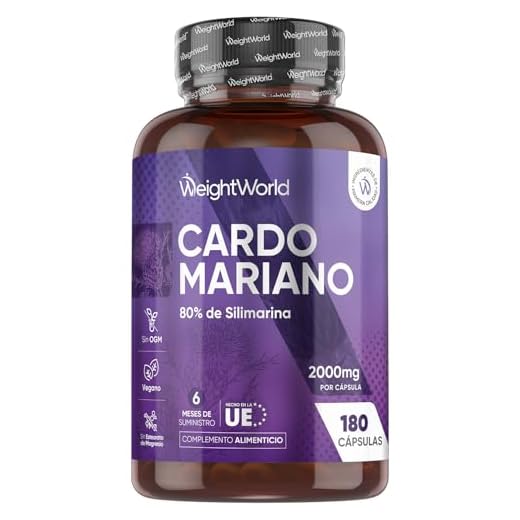 Cardo Mariano 2000mg de Concentración 180 Cápsulas Veganas - 80% de Silimarina del Extracto Natural de Cardo Mariano Ideal Para Dieta Depurativa y Desintoxicar el Organismo, 3 Meses de Suministro