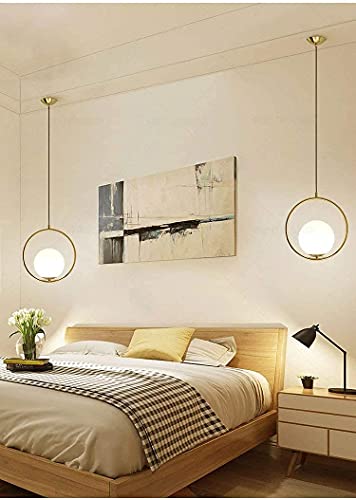 Image of Wall Lamp Chandelier Pendant Light, Home Decor for Bedroom, Living Room, Hallway, Cafe, Hotel, Restaurant (Ring Hanging LAMP with LED Bulb Pack of 1)