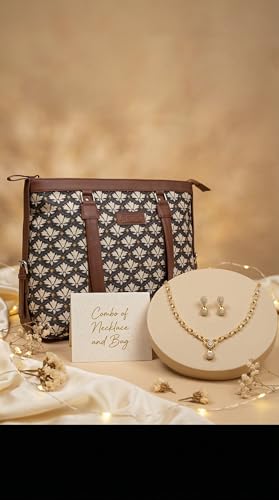 Image of Stylish Tote Bags for Office Use | Laptop Bag 15.6 inch | Purse for Women | Vegan Leather Handbag | Daily & Travel Use |