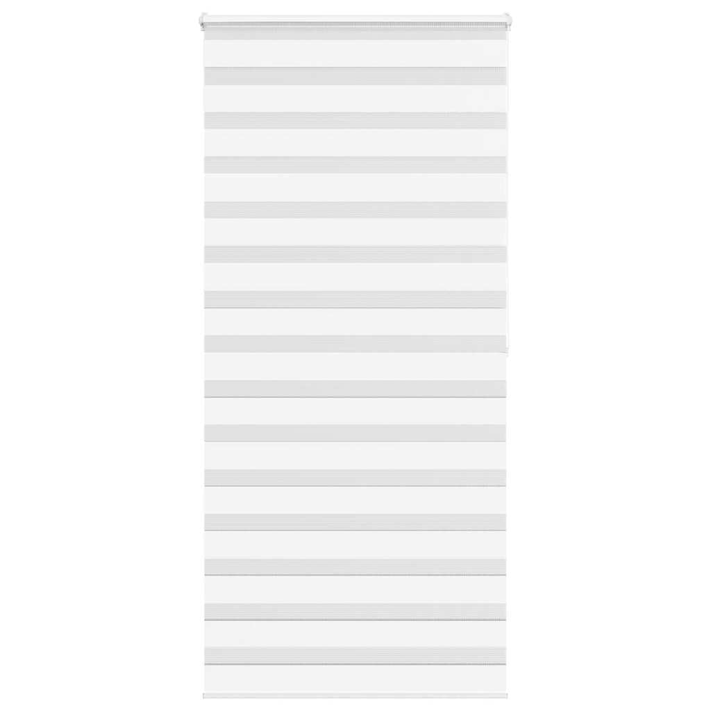 Tenda a rullo zebrata, 105 x 200 cm, in poliestere | Traslucida e opaca, controllo della luce regolabile, montaggio con o senza foratura, facile da pulire