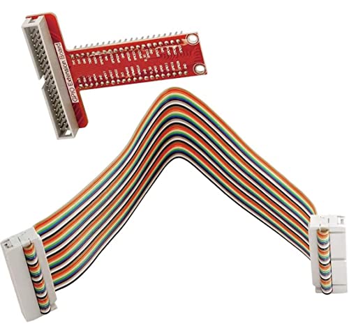Movilideas GPIO Breakout Board und Ribbon Kabel kompatibel mit Raspberry Pi Cover