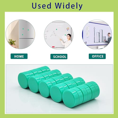 PYJLBX Fridge Magnets, 30 Pack Strong Mini Round Heavy Duty Magnets for Whiteboard Notice Board, Office & Crafts - Image 3