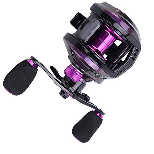 Baitcasting Fishing Reel Metal Low? Fishing Line Reel With 8Kg Braking Force For Freshwater Saltwater Fishing(Right) #TOP17