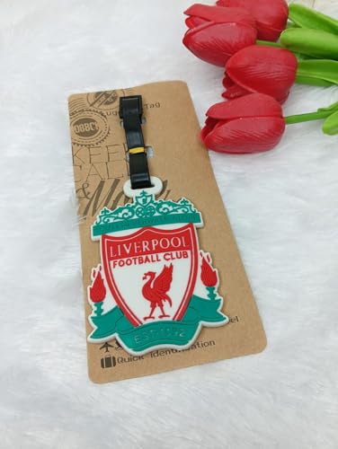 BOENJOY Gifts - Livrpool F.C Luggage Tag | Luggage Bag Tag for Baggage, Suitcases| Luggage Tags for Travel, Size Approx 13 Cm