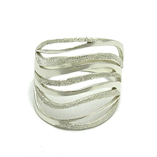 Bague en argent massif 925 Empress anti irritation peau sensible R001455L