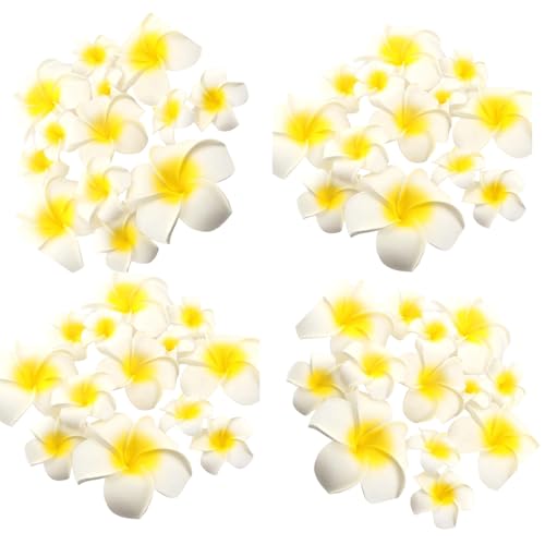 Pinces à cheveux plumerias en lot de 50 à offrir à vos demoiselles d'honneur