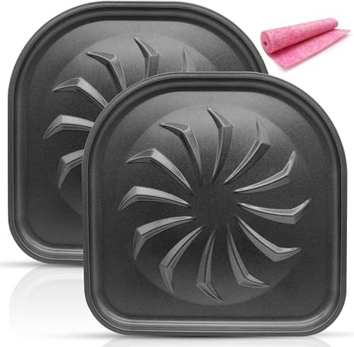 GCQ 2 PCS Air Fryer Drip Tray for 6QT 10QT PowerXL Vortex Air Fryer Pro Oven, Air Fryer Replacement Parts Accessories for PowerXL Air Fryers, Non-Stick Drip Pan,Dishwasher Safe