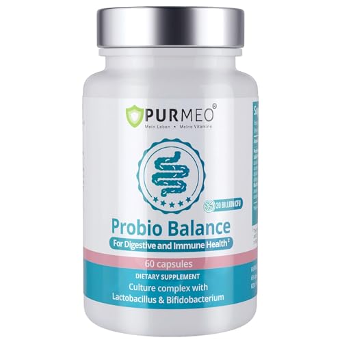 Digestive Probiotics 20X Lab4 Strains for Gut & Immune Health, Pro Formula for Men & Women,...