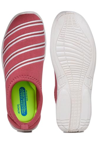 Image of ATHCO Womens Silk Shoes for Woman Women Shoes with Memory Foam Comfort Walking Shoe for Women Slip on Shoe Woman for All Day Walking Lightweight Dailyuse ExtraSoft