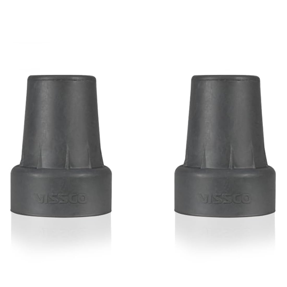 Vissco Set of 2 Rubber Tips for Crutches