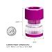 EZY DOSE Pill Crusher, Crushes Pills, Vitamins, Tablets, Storage Compartment, Removable Drinking Cup, Portable Design, Designed for Travel, Color May Vary, BPA Free