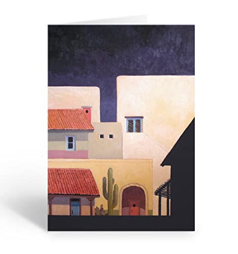 Image of Stonehouse Collection | 10 Mexico Note Cards | Mexico | USA Made | Set of 10 Mexico Thank You, Blank Note Card (Adobe Inn)