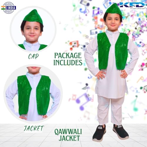 Image of Kaku Fancy Dresses Qawwali Jacket For Dance Costume /Qwwali Dance Fancy Dress Jacket for Kids