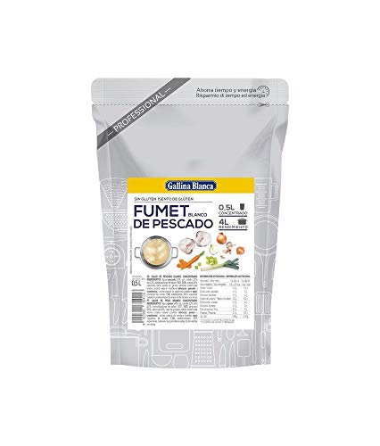 FUMET DE PESCADO BLANCO DOY GALLINA BLANCA 0.5 L RENDIMIENTO 4 L (1 UNIDAD)