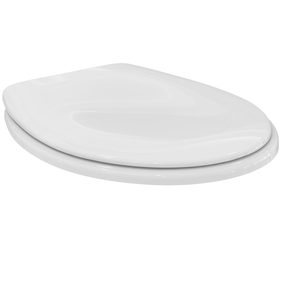 Siège de WC à charnière à tige Ideal Standard Contour 21+ K712101 blanc