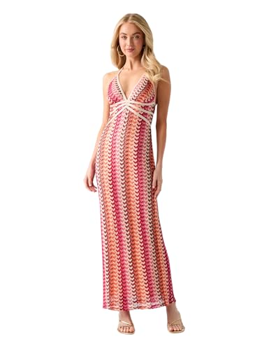 GUESS Fearne Striped Maxi Dress at Amazon Women's Clothing store