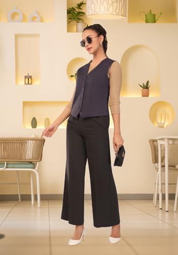 Image of SaintX Women's Waist Coat | Sleeveless | Stylish Executive Wear | Formal Blazer Waistcoat | Office wear