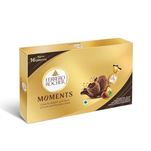 Image of Gifticon Rakhi for Brother with Chocolate Combo Gift Set - Designer Rakhi for Brother Bhaiya with Ferrero Moments Chocolates Pack - Rakhi Set of 4 | IB-4R-Mom-AllSilverGods