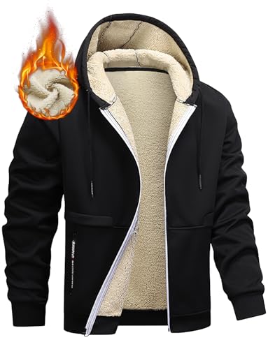 Manteau tactique thermique homme en polaire softshell veste d'hiver Sherpa veste noire AIEOE